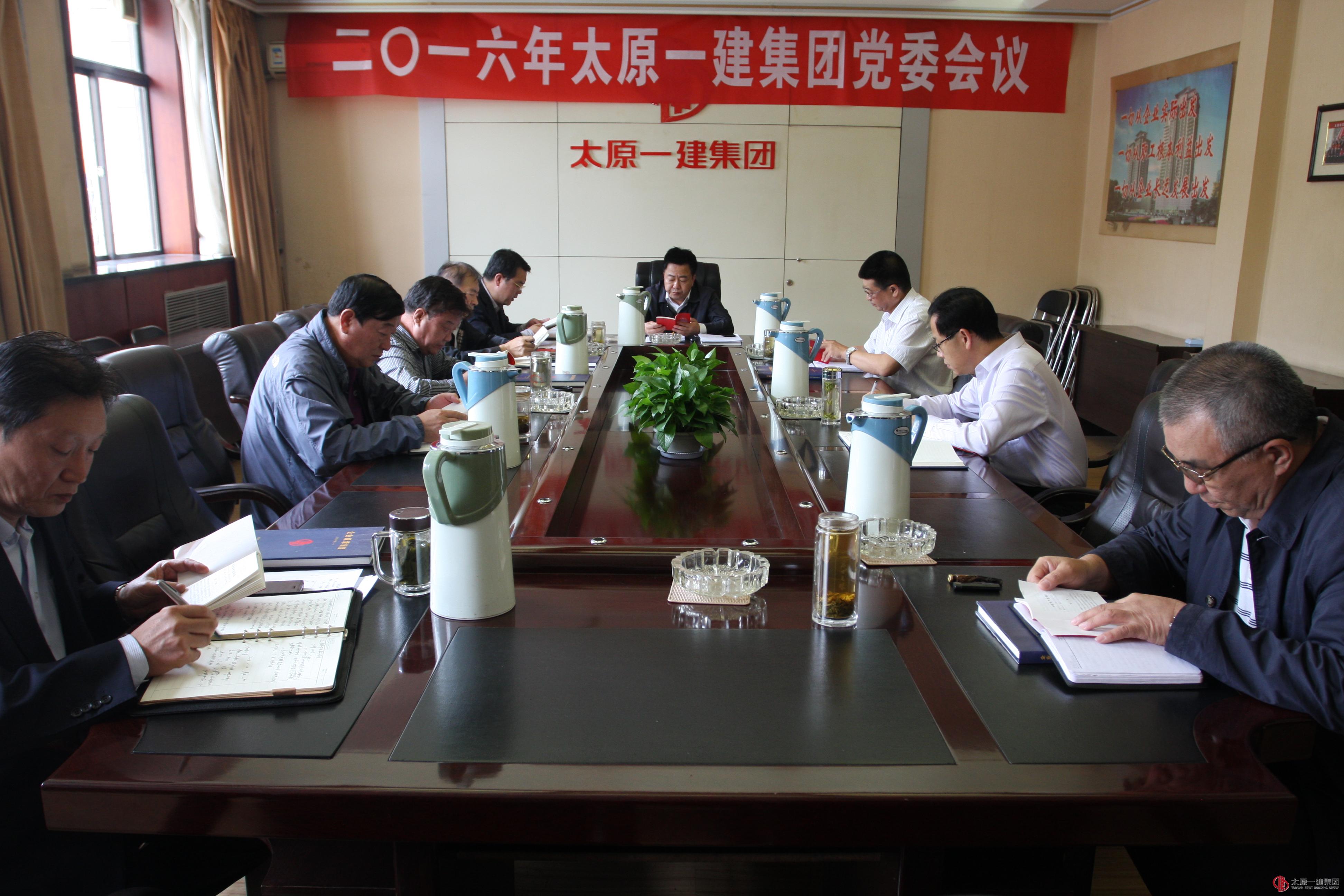 集团公司党委会开展“两学一做”学习教育专题会议